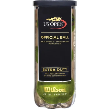 Wilson US OPEN XD TBALL 3 Adet Tenis Topu Kutulu Sarı Renkli Dayanıklı
