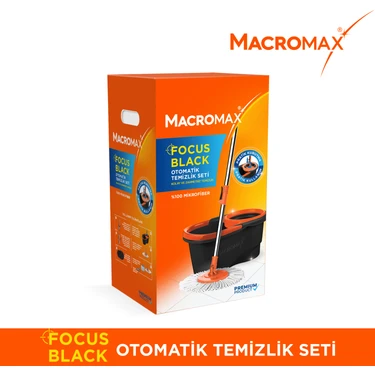 Macromax Focus Black Otomatik Temizlik Seti, Pedalsız Döner Fiyatı