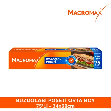 Macromax Buzdolabı Poşeti Orta Boy