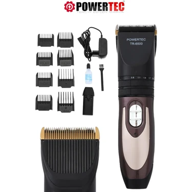 Powertec TR-6500 Yedek Bataryalı Şarjlı Tıraş