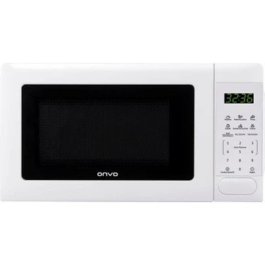 Onvo 20 lt Beyaz OVMDF02  Dijital Mikrodalga Fırın 700W Kapak Açma Düğmeli Kompakt