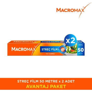 Macromax Streç Film 50 mt X2 - 100