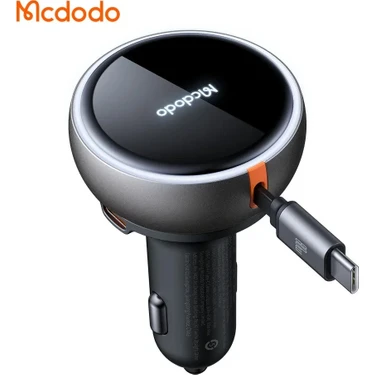 Mcdodo CC-4850 80W Geri Çekilebilir Kablolu Hızlı Araç Çakmak Şarj