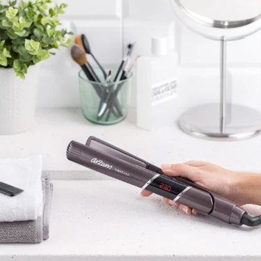 Arzum AR5021 Vanessa Saç Düzleştirici Keratin ve Argan Yağı Katkılı Seramik Plaka, 10 Isı Ayarı,