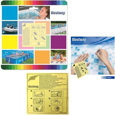 Bestway Şişme Ürünler için Tamir Yaması 6,5 x 6,5 cm