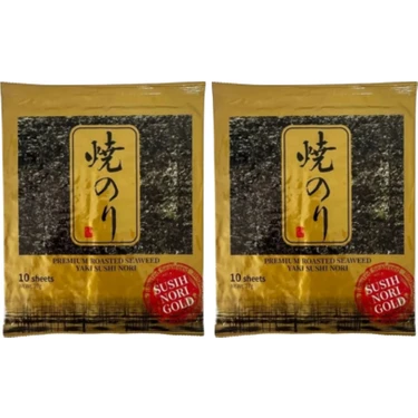 Sea Food Sushi Yosunu Yaki Sushi Nori Gold Premium 10 Yaprak x 2