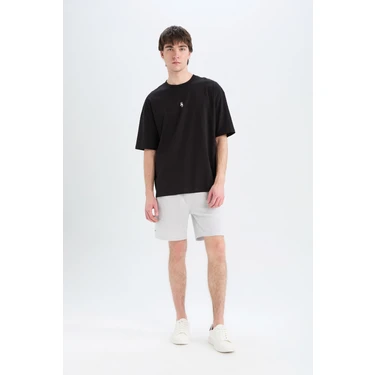 DeFacto Slim Fit Dar Paça Şort
