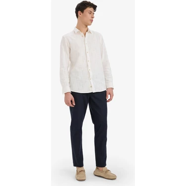 DeFacto %100 Pamuk Jogger Fit Beli Bağcıklı Lastikli Dar Paça Cepli Pantolon