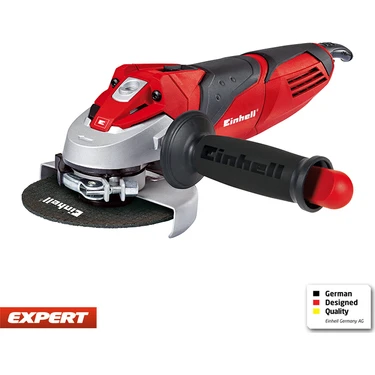 Einhell Avuç Taşlama TE-AG 125/750 (750 W, hızlı ayarlanabilir disk koruması, mil kilitleme, düşük