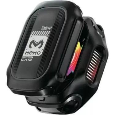 Memo CX12 E Sporcu -15 Derece Powerbanklı ve Kablo Destekli Magsafe Rgb Telefon Soğutucu Fan Tablet