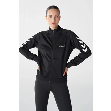 Hummel Hmlgenesa Zip Kadın Siyah Eşofman Üstü