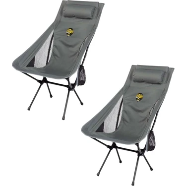 Sky Ultralight Katlanabilir Kamp Sandalyesi Gri 2