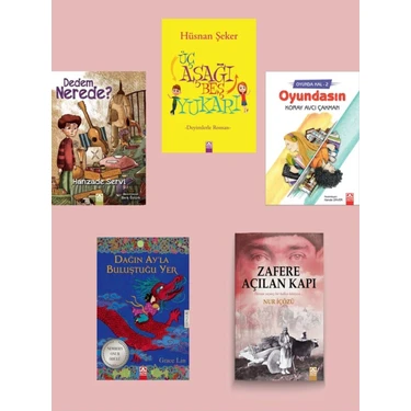 6.sınıf Okuma Kitapları 5 Kitap Set Toplam 928 Sayfa Kitabı