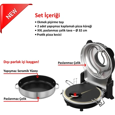 Eratec Taş Fırın Seti
