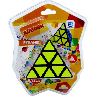 Sunman Smile Games Kübirik Pyramid Zeka Küpü 00328 Renkli Tasarımı ile Eğlenceli Zeka Geliştirici