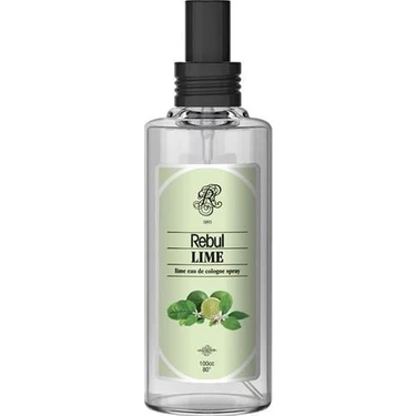 Rebul Lime Limon Kokulu Sprey Cam Şişe Kolonya