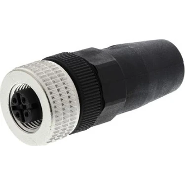 Zhong M12PG-4A ,M12/4-PIN Düz Dişi Soket Fiyatı