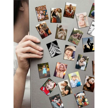 32’lü Kişiye Özel Fotoğraf Magnet Seti – Hatıralarınız Artık Göz
