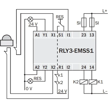 SICK 1085345 RLY3-EMSS100 Safety relay SICK 1085345 RLY3-EMSS100 Safety relay