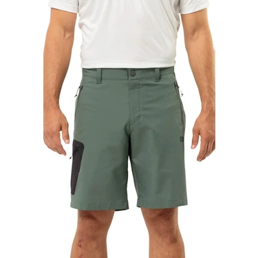 Jack Wolfskin Actıve Track Shorts M Yeşil Erkek