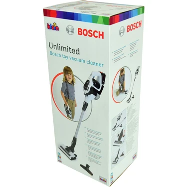 Klein Bosch Sesli Işıklı Beyaz Elektrik Süpürgesi 2-4 Yaş Kız Çocuklar İçin Eğlenceli Evcilik