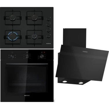 Siemens Siyah Ankastre Set