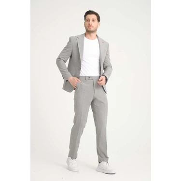 Erkek Takım Elbise Slim Fit En Boy