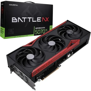 Colorful Battleax Geforce Rtx 5070TI Nb Ex 16GB-V Gddr7 256BIT 16GB Gaming (Oyuncu) Ekran