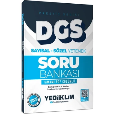 Yediiklim Yayınları 2026 Dgs Prestij Serisi Sayısal Sözel Yetenek Tamamı Pdf Çözümlü Soru