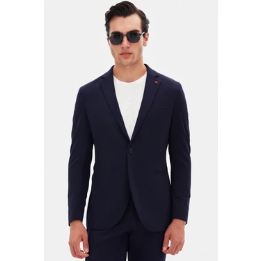 Twn Slim Fit Lacivert Düz Takim Elbise
