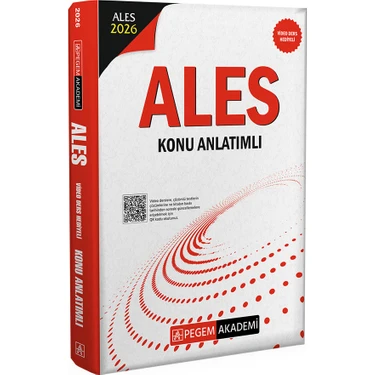 Pegem Akademi Yayıncılık 2026 ALES Konu