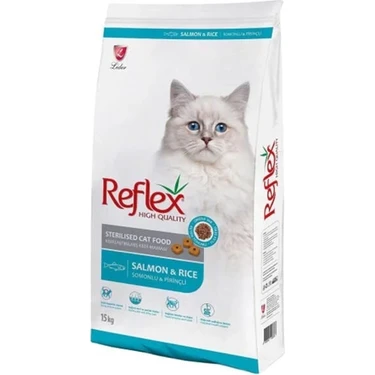 Reflex Sterilised Somonlu Ve Pirinçli Kısırlaştırılmış Kedi Maması 15