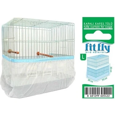 Fit Fly Kapalı Lüx Kafes Tülü Large Kuşlar İçin Koruyucu Malzeme ile