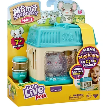 Little Live Pets LP301100 Little Live Pets Anne Fare ve Yavruları