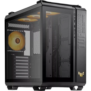 Asus Tuf Gaming GT502 Plus Panaromik Temperli Cam USB 3.2 Atx Siyah Bilgisayar Kasası Fanlı