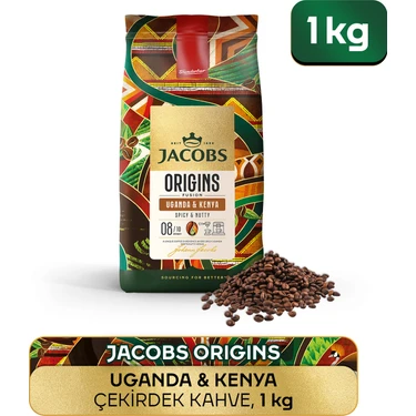 Jacobs Origins Uganda & Kenya Çekirdek Kahve 1