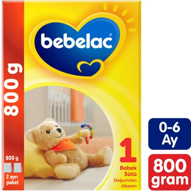 Bebelac 1 Bebek Sütü 0-6 Ay 800