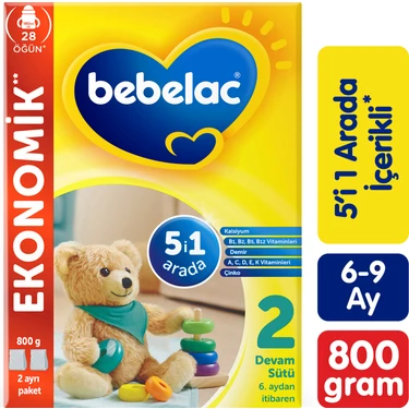 Bebelac 2 Devam Sütü 6-9 Ay 800