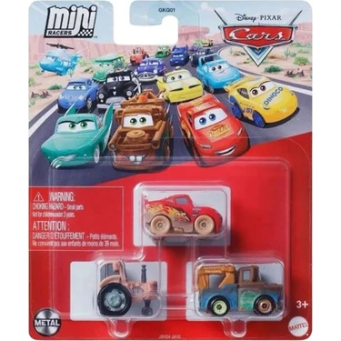 Disney Pixar Cars - Üçlü Mini Racers - Tractor & Muddy Fiyatı