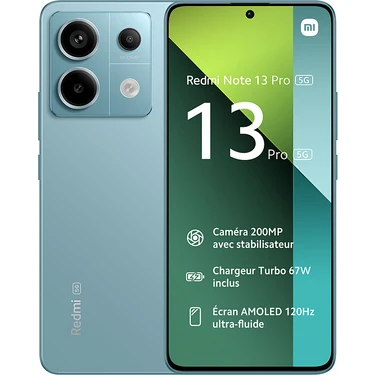 Xiaomi Redmi Note 13 Pro 5G 16+6 GB RAM 512 GB Akıllı Cep Telefonu (Türkiye