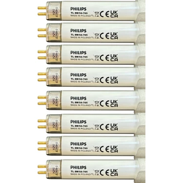 8 Adet) Philips 8W 765 Beyaz Işık (6500K) G5 duylu T5 Fiyatı