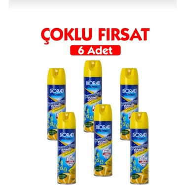 Biorad Parfümlü Dezenfektan Sprey Limon Kokulu 150ML - 6