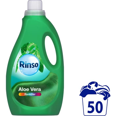 Rinso Sıvı Çamaşır Deterjanı Komple Bakım Serisi Aloe Vera Renkliler Için 2.5