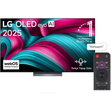 LG OLED55C54LA 55'' 139 Ekran Uydu Alıcılı 4K Ultra HD  webOS OLED evo