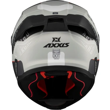 Axxıs Motosiklet Kaskı Fenıx Ork C2 Black-Whıte Matt Gloss Fiyatı