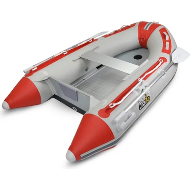 Fishika 240cm Kırmızı Alüminyum Taban Omurgalı Şişme