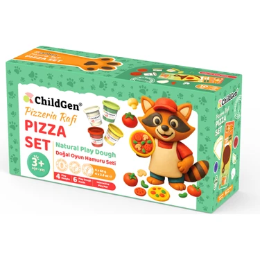 Child Gen Doğal Oyun Hamuru Sevimli Patiler - Pizza Set — Hepsiburada ürün görseli
