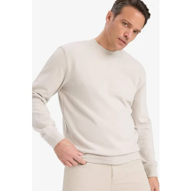 DeFacto %100 Pamuk Basic Sweatshirt