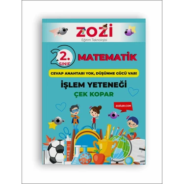 Zoziler 2. Sınıf Matematik Işlem Yeteneği – Çek Kopar Kitap Kitabı