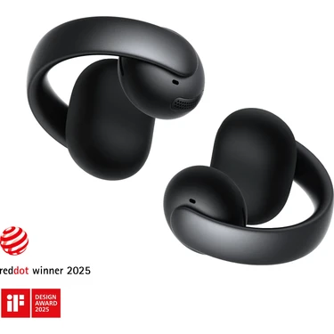 Anker Soundcore AeroClip Bluetooth Kulaklık, 4 Yapay Zeka Destekli Mikrofon, Siyah -